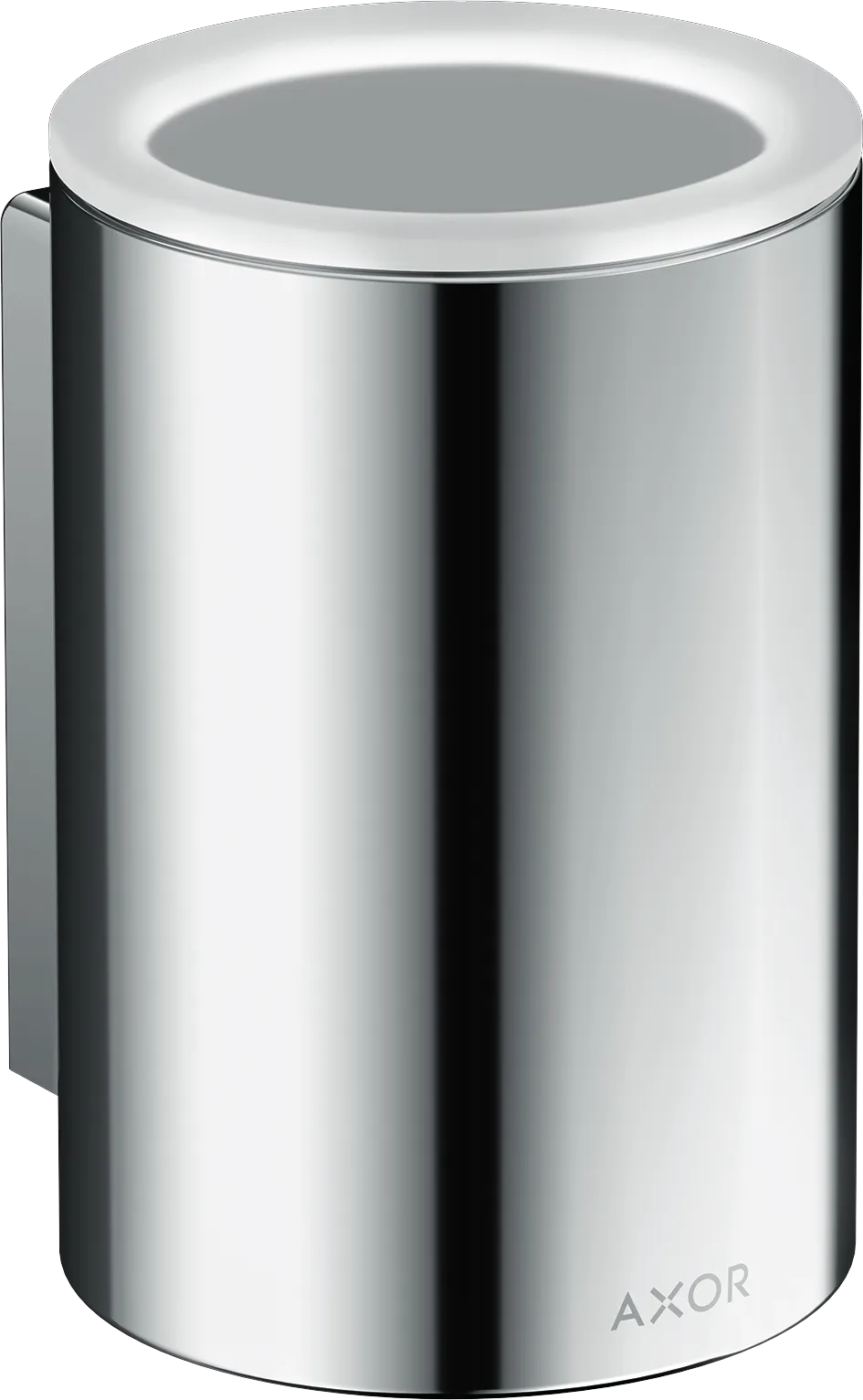 Hansgrohe AXOR Universal Circular Zahnputzbecher, Chrom, Wandmontage Hansgrohe AXOR Universal Circular Zahnputzbecher, Chrom, Wandmontage