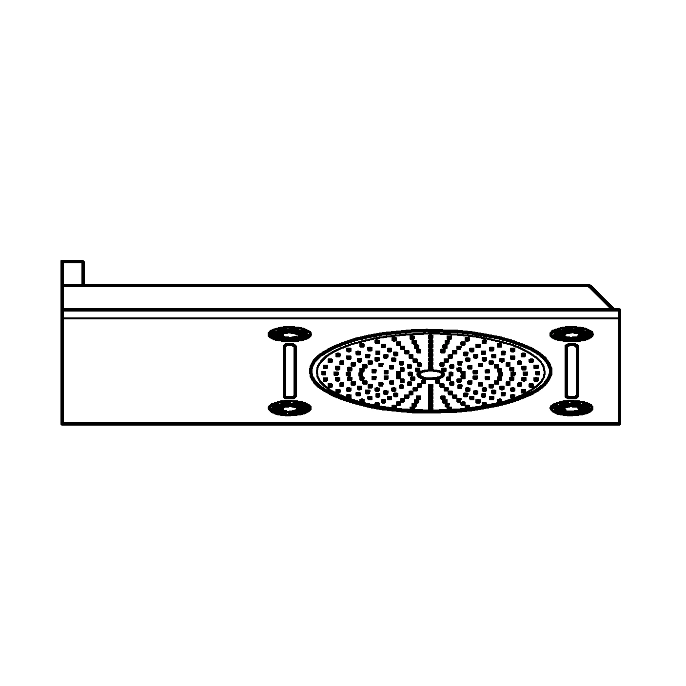 Kopfbrause Rainshower Aqua 15" 26887, 3 Strahlarten, für Rohbauset 26 042 000, chrom