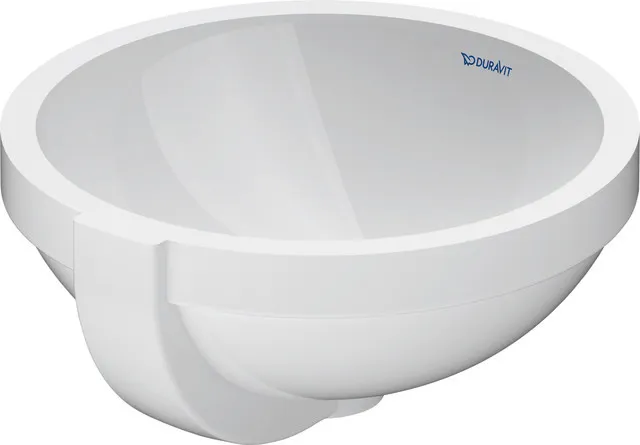 Einbauwaschtisch Architec 325 mm EB v.u.,m.ÜL,o.HLB,u.glasiert,weiß