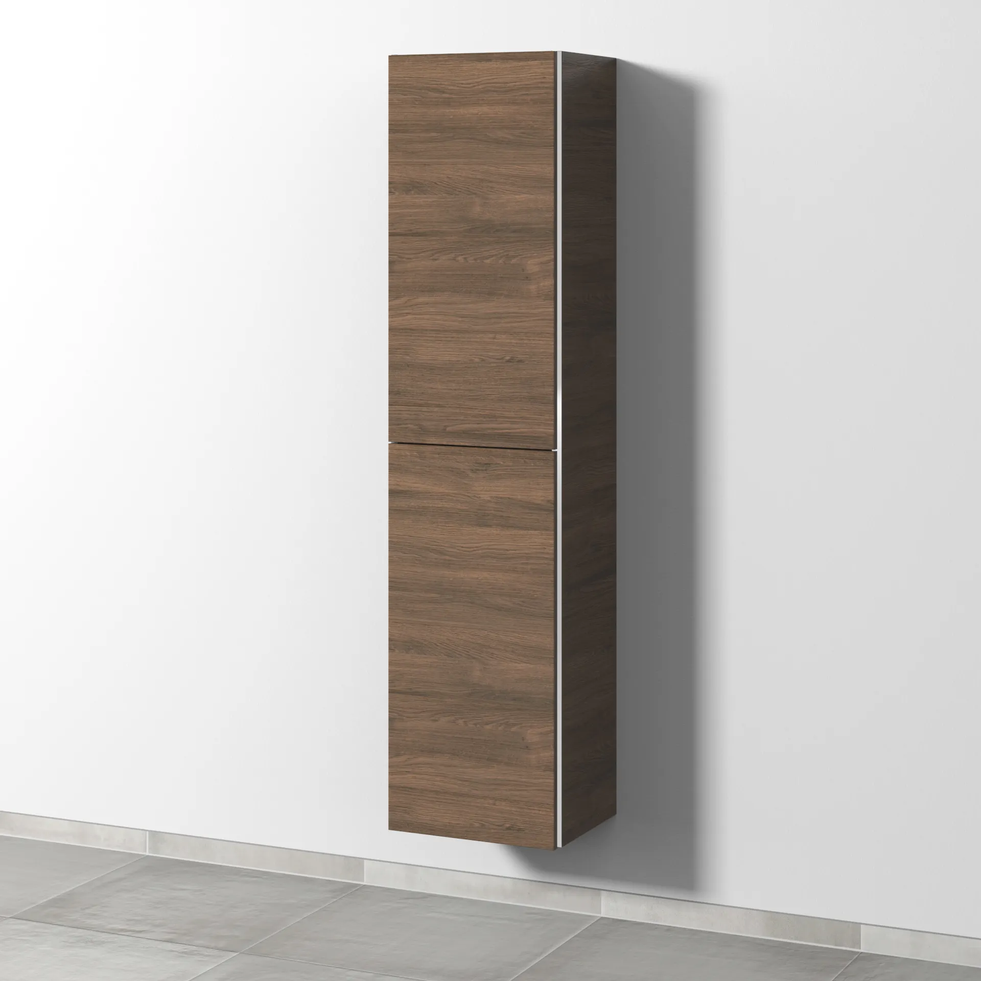 Sanipa Hochschrank „3way“ 400 × 1700 × 345 mm Anschlag links, in Eiche Arizona, Anschlag links