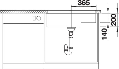 BLANCO SUBLINE 700-U Level