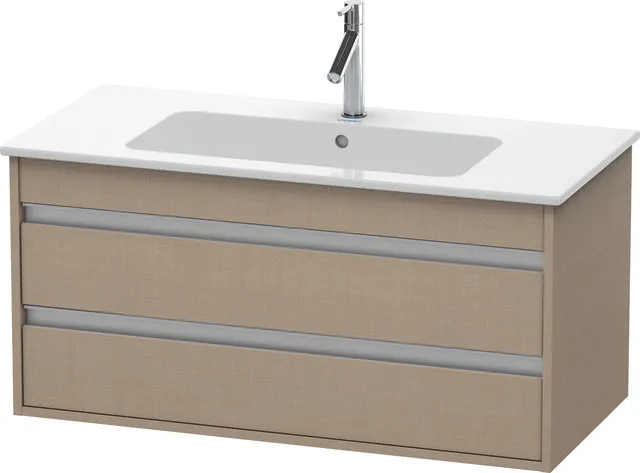 Duravit Waschtischunterschrank wandhängend „Ketho“ 100 × 48 × 47,5 cm Leinen