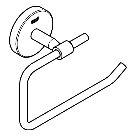 WC-Papierhalter Bau Cosmopolitan 40457_1, ohne Deckel, chrom WC-Papierhalter Bau Cosmopolitan 40457_1, ohne Deckel, chrom