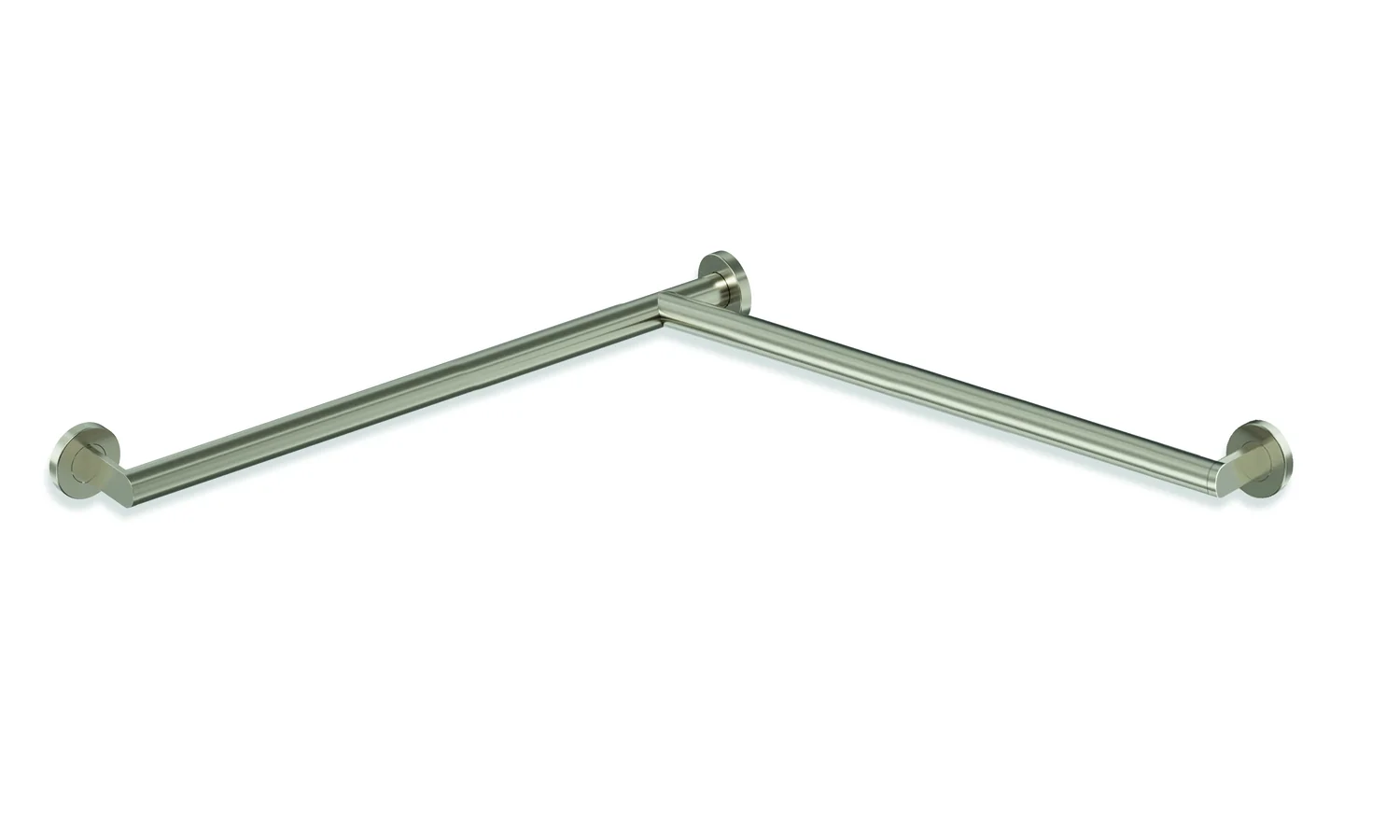HEWI System 900 Duschhandlauf, Edelstahl, PVD, 765 mm, links