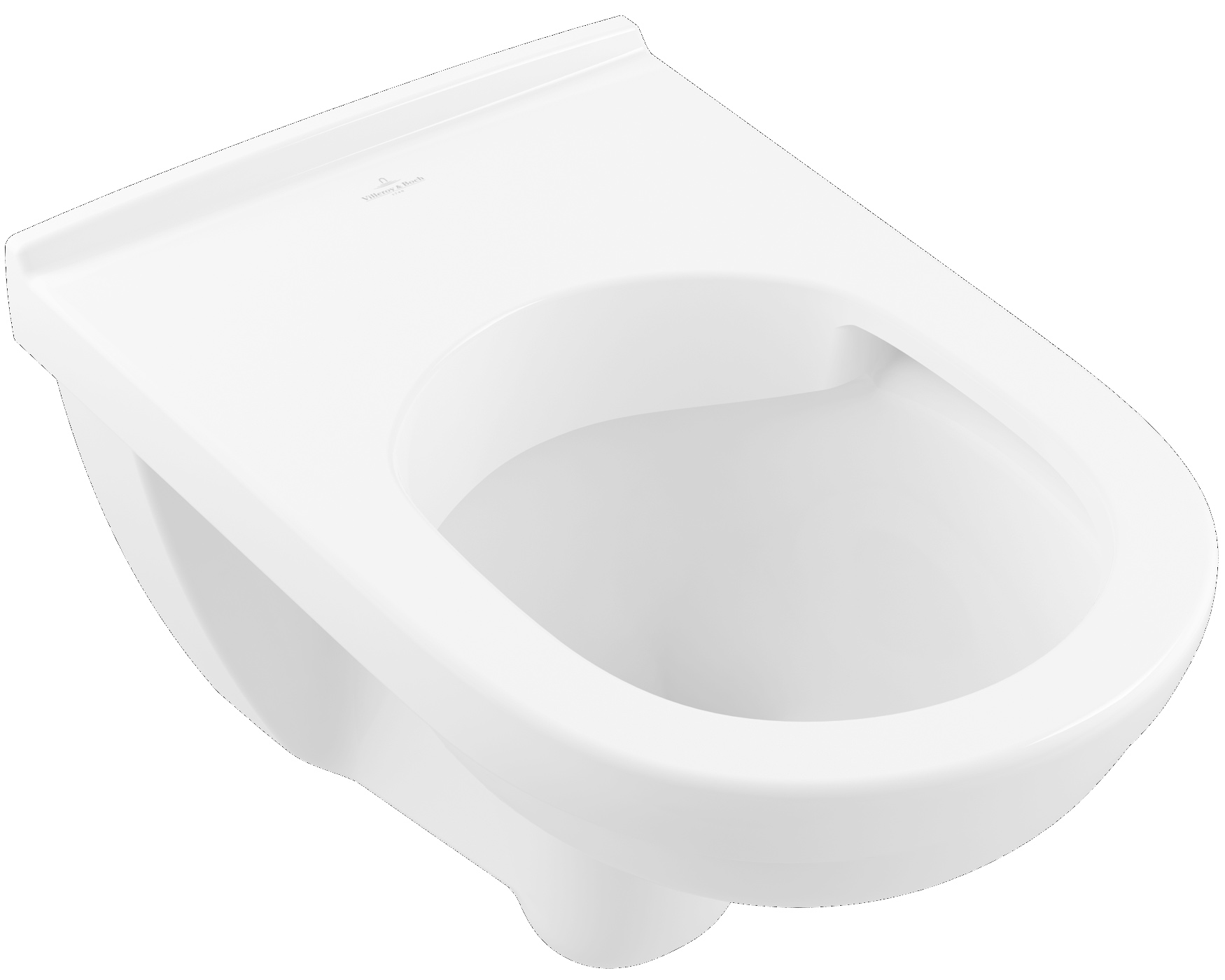 Wand- Tiefspül-WC ohne Befestigungslöcher DirectFlush „O.novo“ 36 × 35 cm, ohne Spülrand