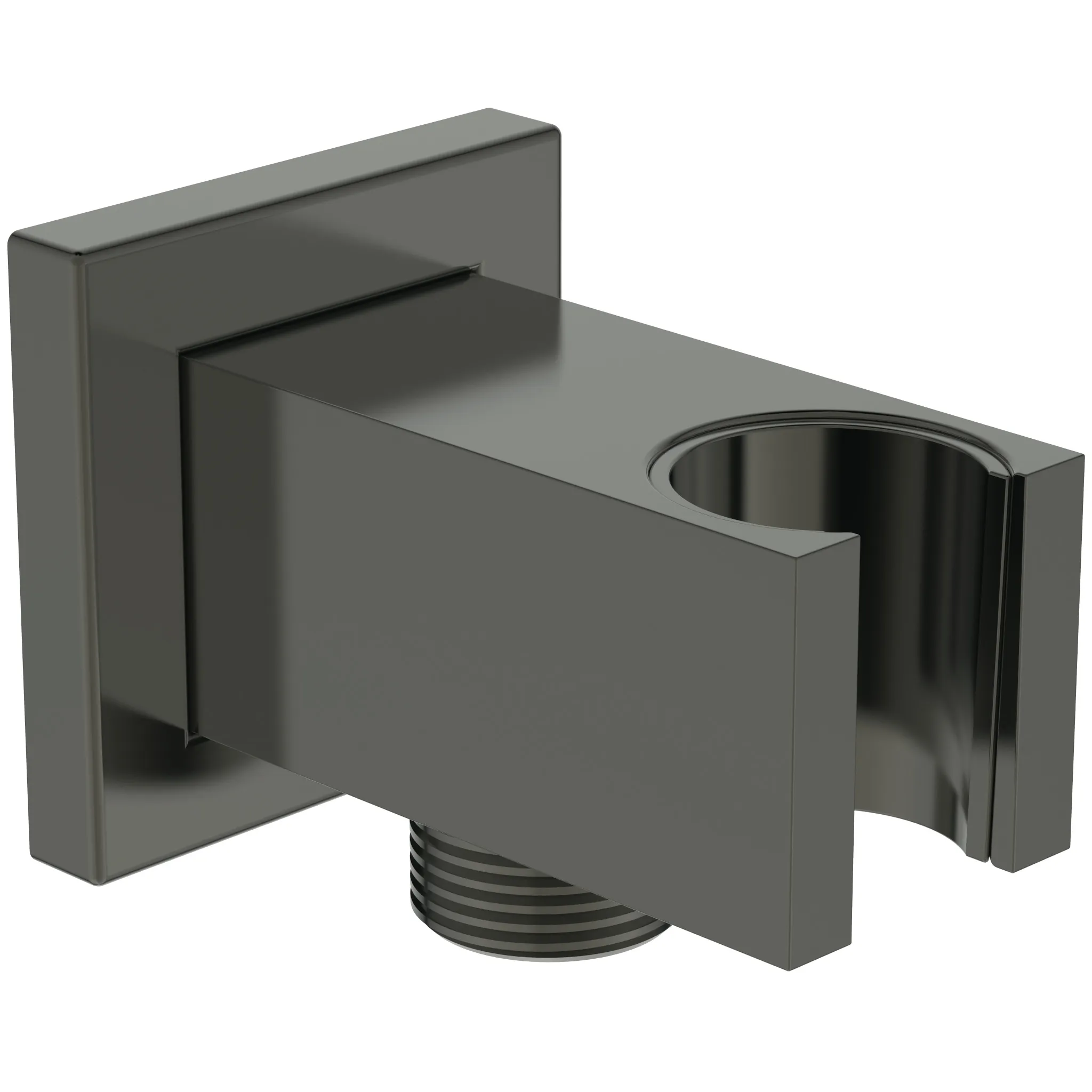 Ideal Standard Idealrain Atelier BC771A5 Wandhalter mit eckiger Rosette, G1⁄2, Magnetic Grey Ideal Standard Idealrain Atelier BC771A5 Wandhalter mit eckiger Rosette, G1⁄2, Magnetic Grey