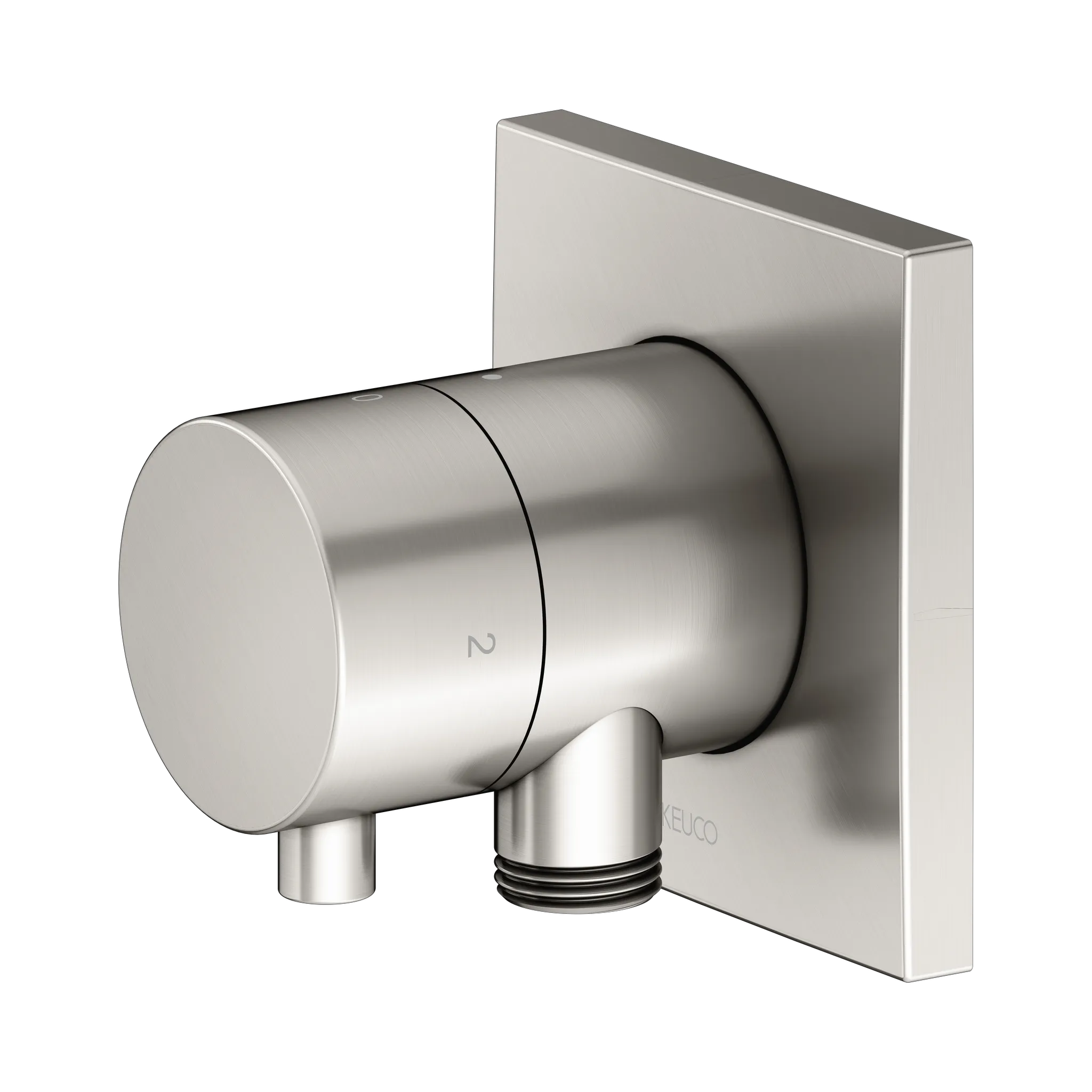 IXMO 59557051202 2-Wege Ab- u. Umstellventil UP mit Schlauchanschl./Brauseh. IXMO Comfort, eckig Nickel gebürstet IXMO 59557051202 2-Wege Ab- u. Umstellventil UP mit Schlauchanschl./Brauseh. IXMO Comfort, eckig Nickel gebürstet