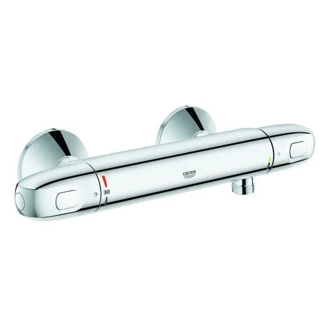 Thermostat-Brausebatterie Grohtherm 1000 34814_3, Wandmontage, eigensicher, Professional Edition, chrom Thermostat-Brausebatterie Grohtherm 1000 34814_3, Wandmontage, eigensicher, Professional Edition, chrom