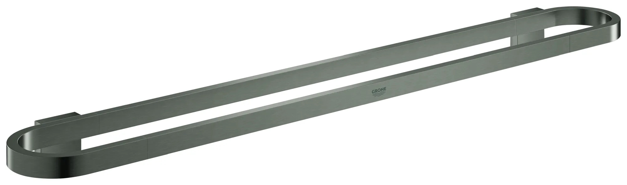 Badetuchhalter Selection 41056, 600mm, auch Halter für Glasablage 41057, chrom Farbe: hard graphite (gebürstet) Badetuchhalter Selection 41056, 600mm, auch Halter für Glasablage 41057, chrom Farbe: hard graphite (gebürstet)