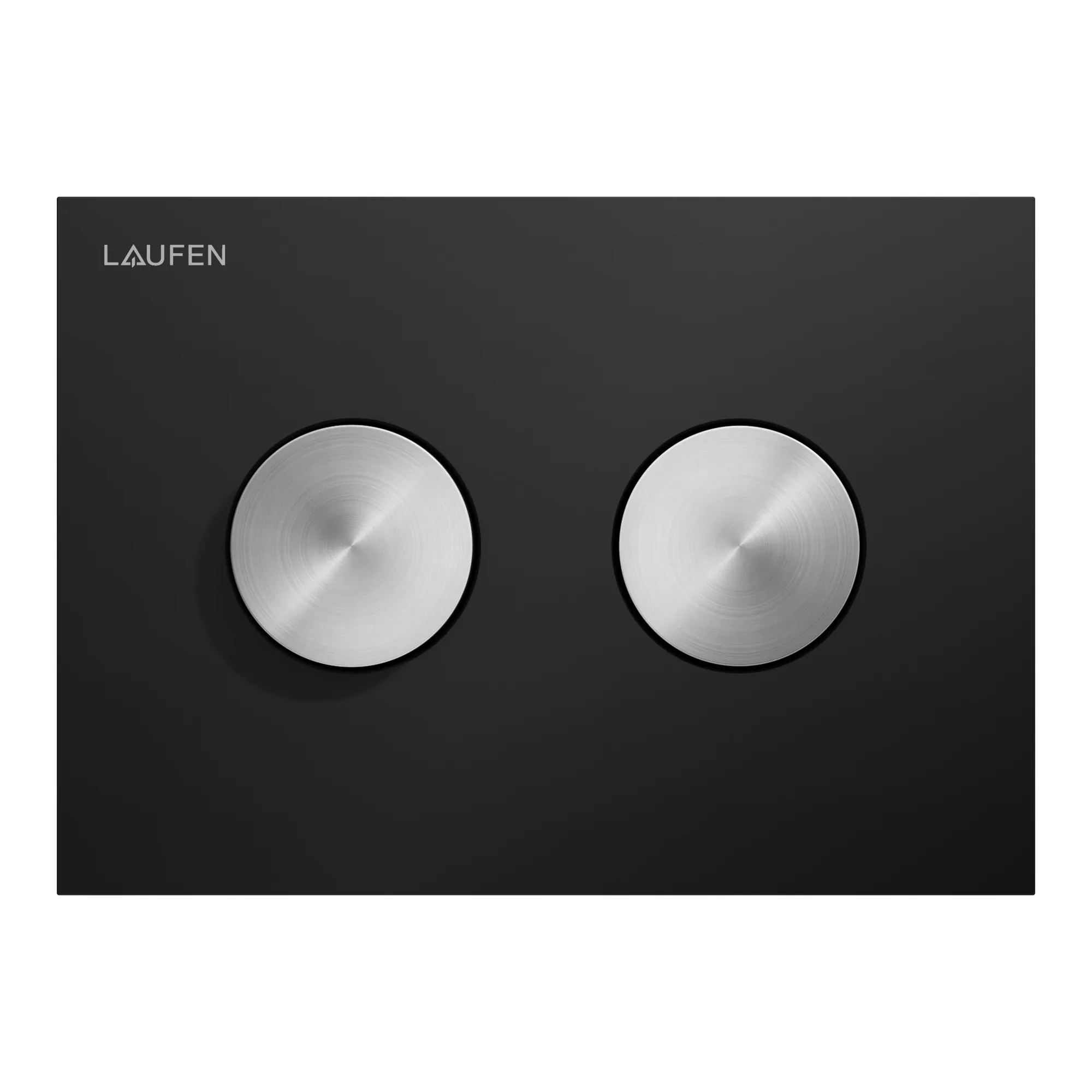 Betätigungsplatte GROOVE INEO 203x145x6, aus Kunsstoff, für Frontbetätigung oder Betätigung von oben, für Unterputz-Spülkasten mit Dual-Flush 2-Mengen-Spülsystem, auch für flächenbündigen Einbau geeignet, weiß