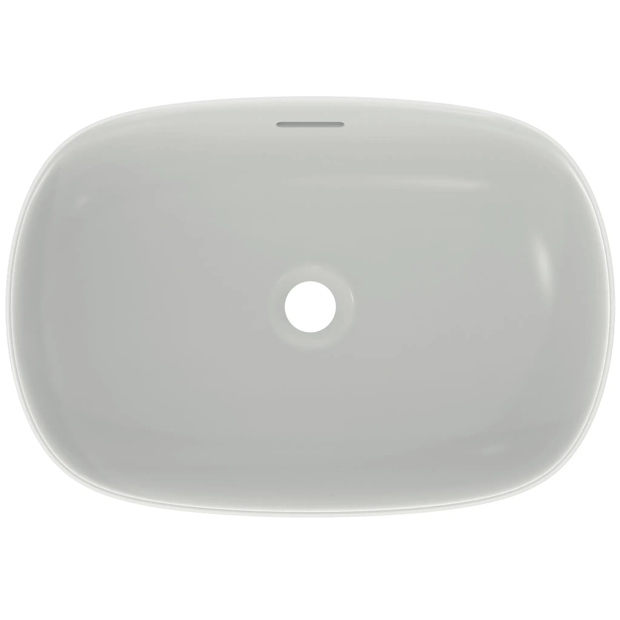 Waschbecken „Linda-X“ 55 × 38 × 15,5 cm in Seidenweiß Waschbecken „Linda-X“ 55 × 38 × 15,5 cm in Seidenweiß