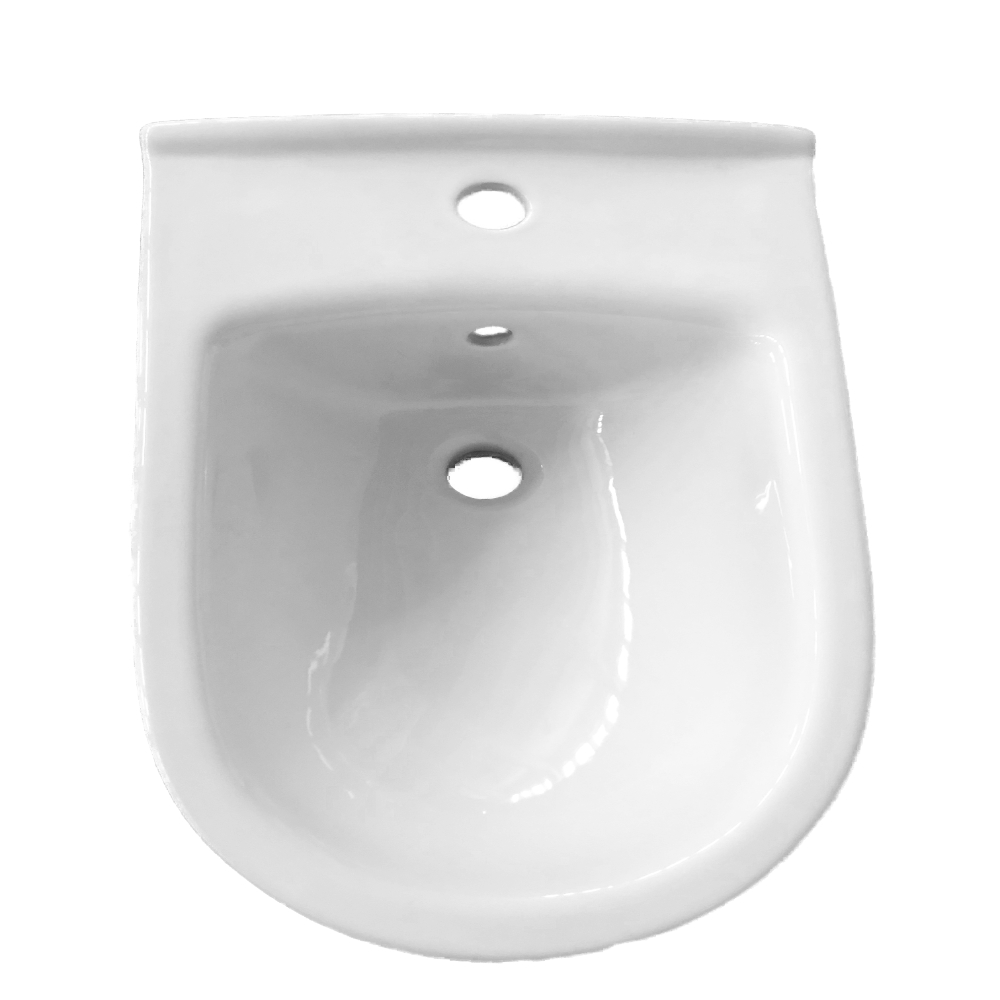 Bidet, mit Hahnlochbohrung, mit Überlauf 36 × 54 cm