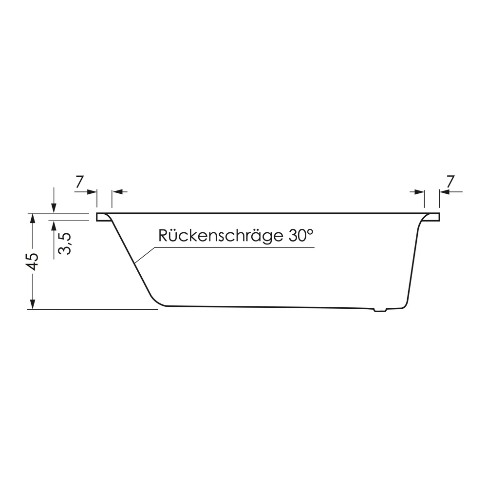 repaBAD Badewanne „Arosa“ fünfeck 1600 × 900 mm, rechts, Fußablauf in Weiß repaBAD Badewanne „Arosa“ fünfeck 1600 × 900 mm, rechts, Fußablauf in Weiß