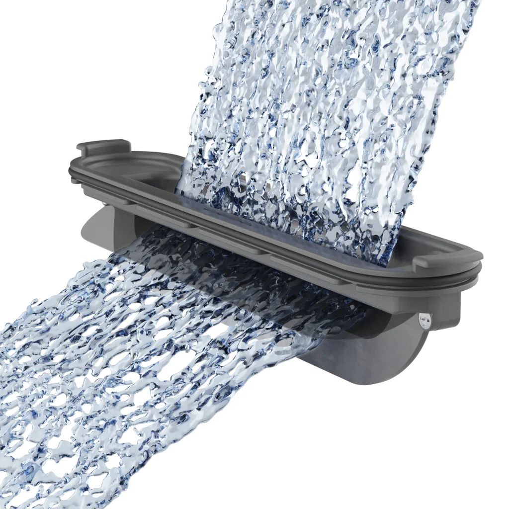Hansgrohe RainDrain Rock Duschrinne 1000 mm, kürzbar und befliesbar