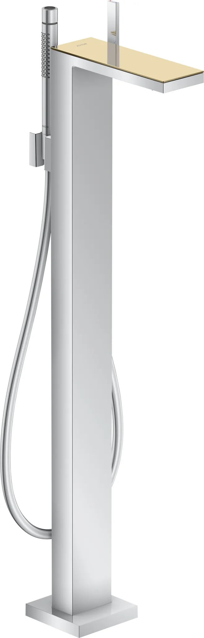AXOR MyEdition Einhebel-Wannenmischer bodenstehend ohne Platte Chrom
