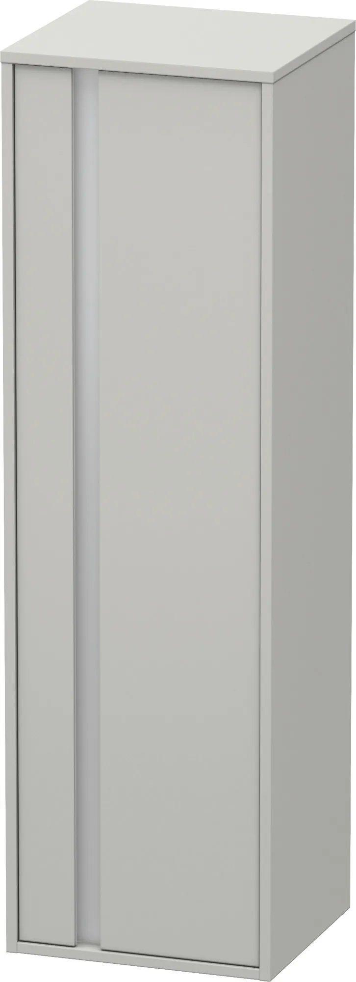 Duravit Halbhochschrank „Ketho“ 40 × 132 × 36 cm Betongrau Matt