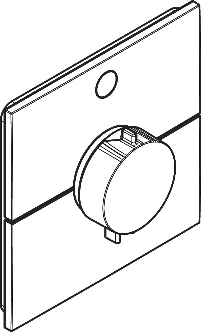 ShowerSelect Comfort E Thermostat Unterputz für 1 Verbraucher Chrom