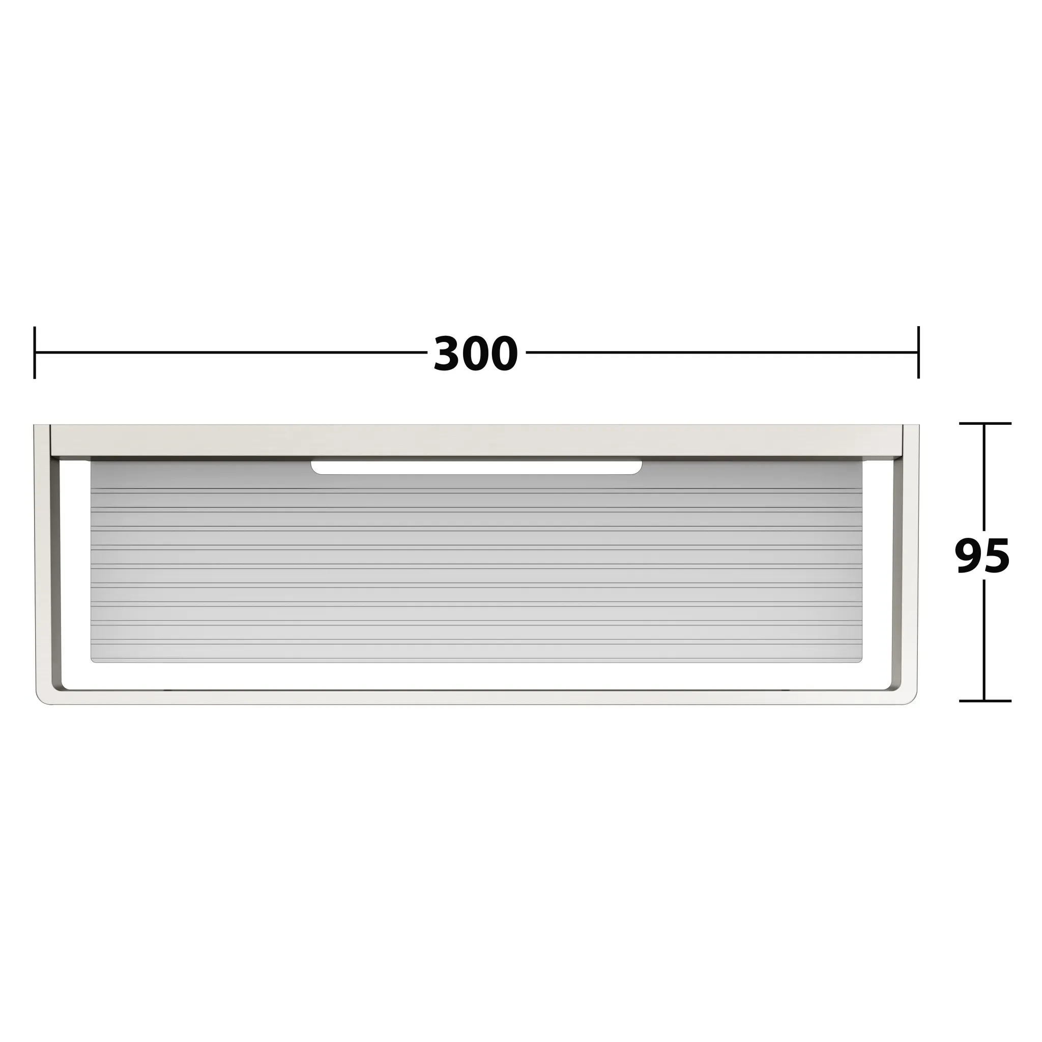 Edition 11 11158050000 Duschkorb silber-eloxiert/Nickel geb. Edition 11 11158050000 Duschkorb silber-eloxiert/Nickel geb.