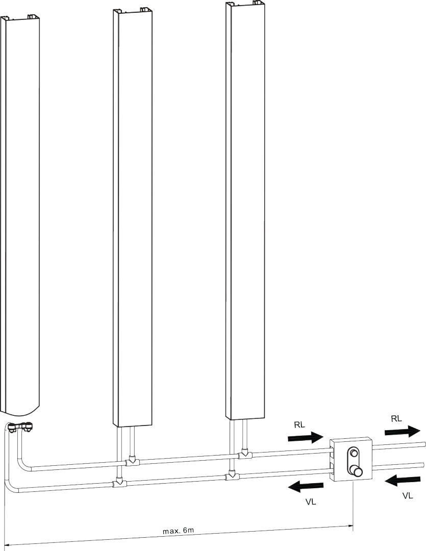Kermi Design-Heizkörper „Beams®“ 49 × 180 cm in Anthracite Grey Kermi Design-Heizkörper „Beams®“ 49 × 180 cm in Anthracite Grey