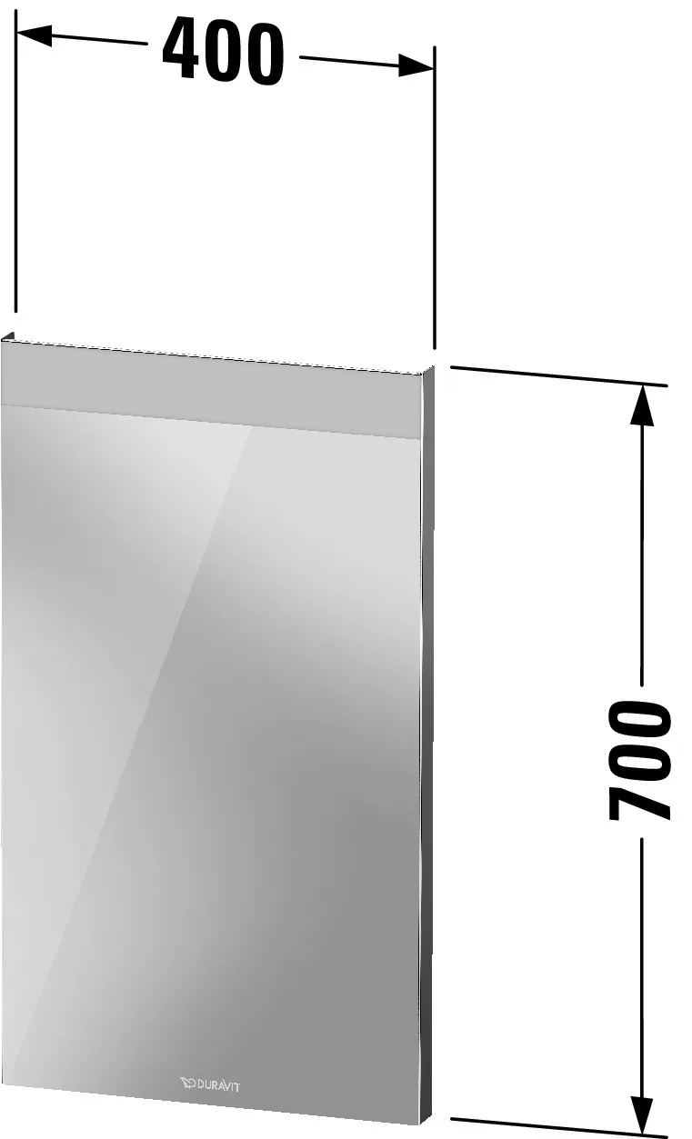 Duravit Spiegel „Licht & Spiegel“ 40 × 70 cm Duravit Spiegel „Licht & Spiegel“ 40 × 70 cm