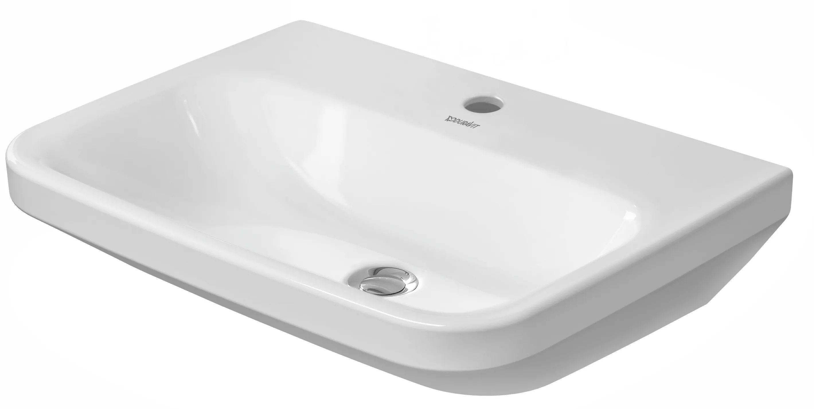 Wandwaschtisch „DuraStyle“, ohne Überlauf, Hahnlochposition mittig Wandwaschtisch „DuraStyle“, ohne Überlauf, Hahnlochposition mittig