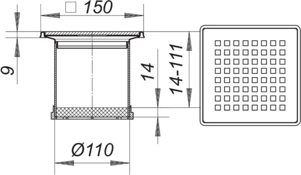 Aufsatz Quadra, S 10/150 Aufsatz Quadra, S 10/150