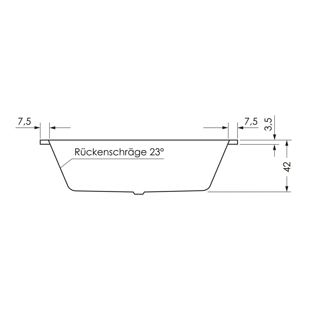 repaBAD Badewanne „Livorno“ rechteck 1600 × 700 mm in Weiß repaBAD Badewanne „Livorno“ rechteck 1600 × 700 mm in Weiß