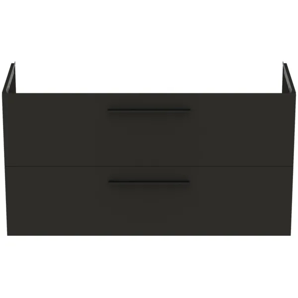 Ideal Standard i.life A Möbelwaschtischunterschrank, Carbongrau matt, 1200x440x630 mm, 2 Auszüge mit Softclose-Mechanismus Ideal Standard i.life A Möbelwaschtischunterschrank, Carbongrau matt, 1200x440x630 mm, 2 Auszüge mit Softclose-Mechanismus