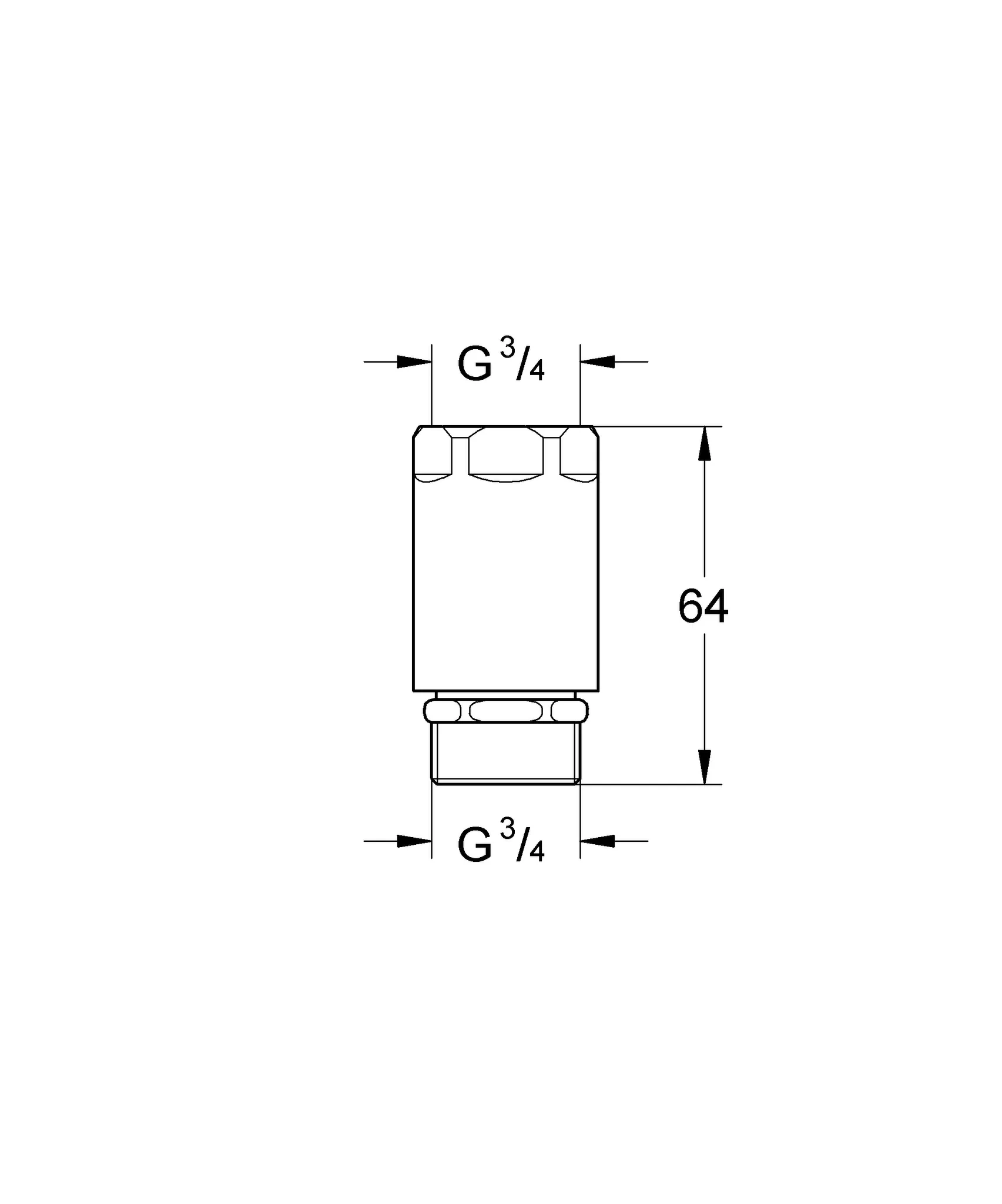Rohrbelüfter 41231, DN 20, Sicherungseinrichtung Typ HD, zur Eigensicherung gegen Rückfließen, chrom Rohrbelüfter 41231, DN 20, Sicherungseinrichtung Typ HD, zur Eigensicherung gegen Rückfließen, chrom