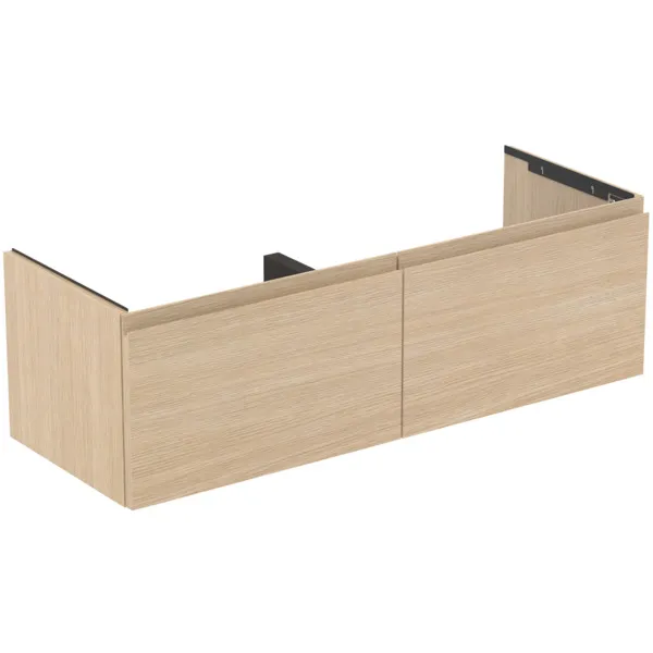 Ideal Standard Waschtischunterschrank „Finesse“ 120 × 37,5 × 44 cm Eiche weiß Ideal Standard Waschtischunterschrank „Finesse“ 120 × 37,5 × 44 cm Eiche weiß