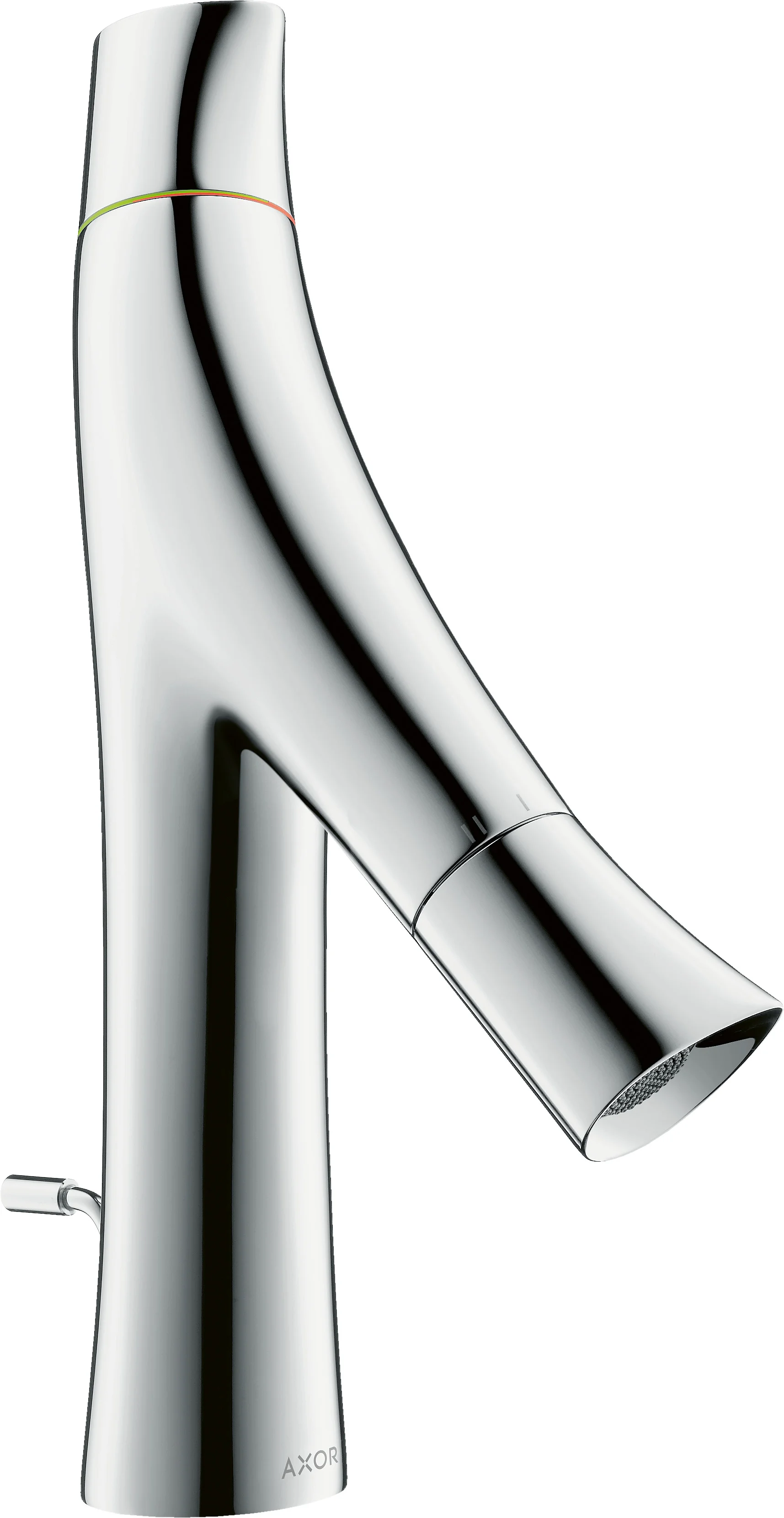 Hansgrohe AXOR Starck Organic 2-Griff Waschtischmischer 80, Chrom, Ausladung 116 mm, Auslaufhöhe 83 mm
