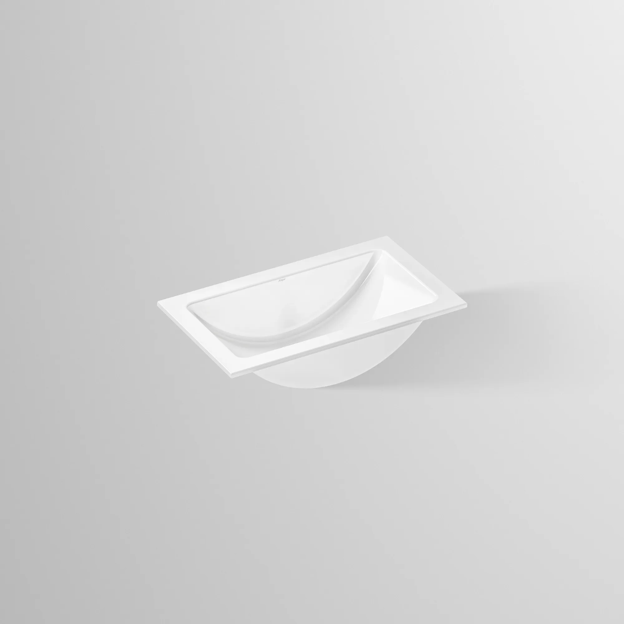 Waschbecken „R-Serie“ 585 × 135 mm, ohne Hahnlochbohrung mit ProShield Waschbecken „R-Serie“ 585 × 135 mm, ohne Hahnlochbohrung mit ProShield