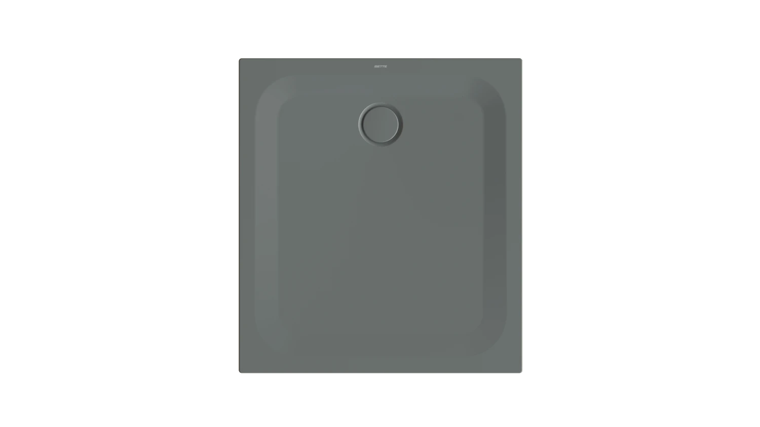 Bette rechteck Duschwanne „BetteUltra“ 1000 × 900 mm ohne Oberflächenbeschichtung, mit BetteGlasur Plus, ohne Wannenträger, in Smoke