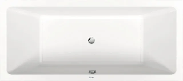 Duravit Badewanne „No.1“ rechteck 1800 × 800 mm, Mittelablauf in Weiß Duravit Badewanne „No.1“ rechteck 1800 × 800 mm, Mittelablauf in Weiß