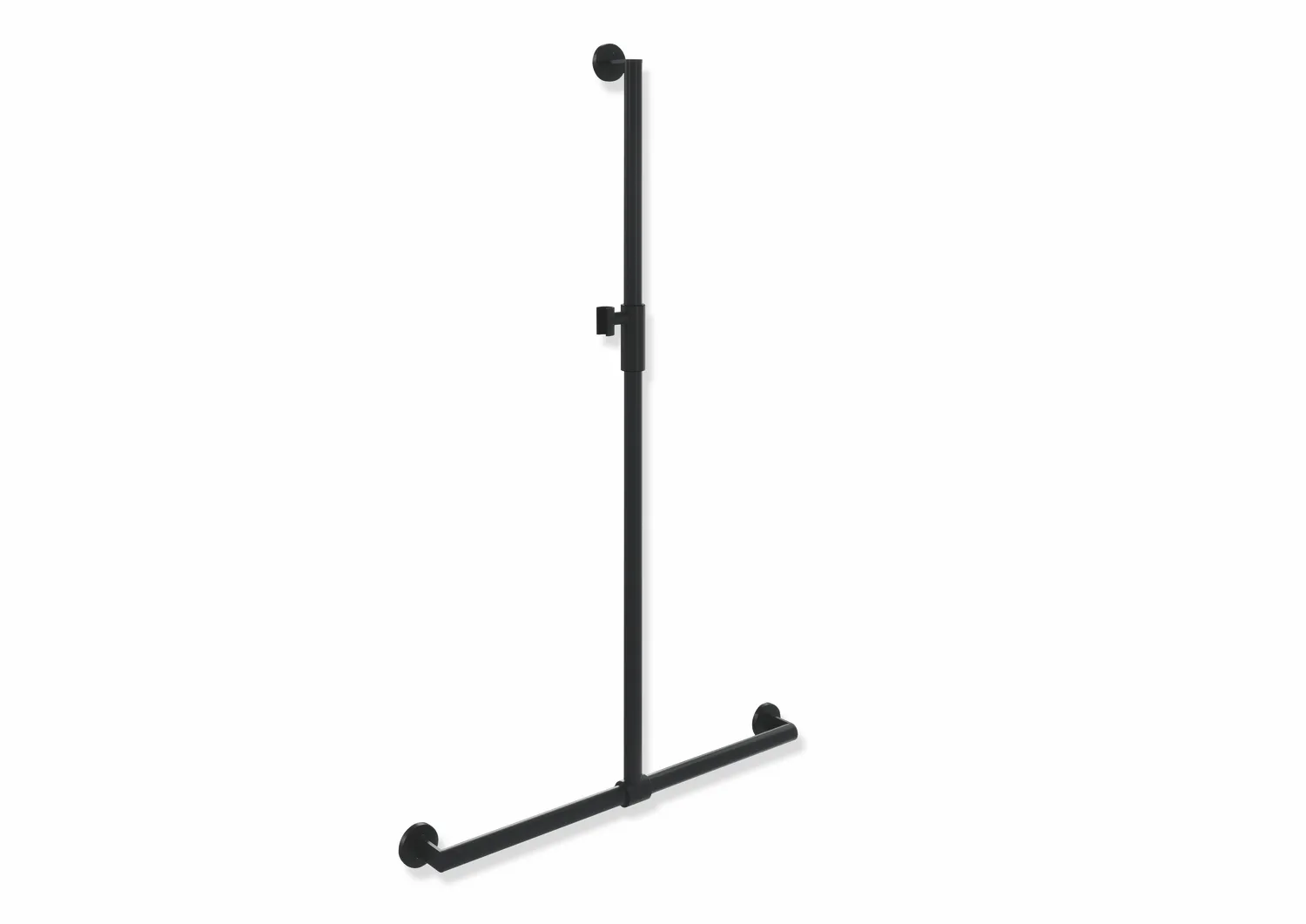 HEWI Haltegriff „System 900“ in Schwarz tiefmatt / Schwarz matt, Befestigung verdeckt HEWI Haltegriff „System 900“ in Schwarz tiefmatt / Schwarz matt, Befestigung verdeckt