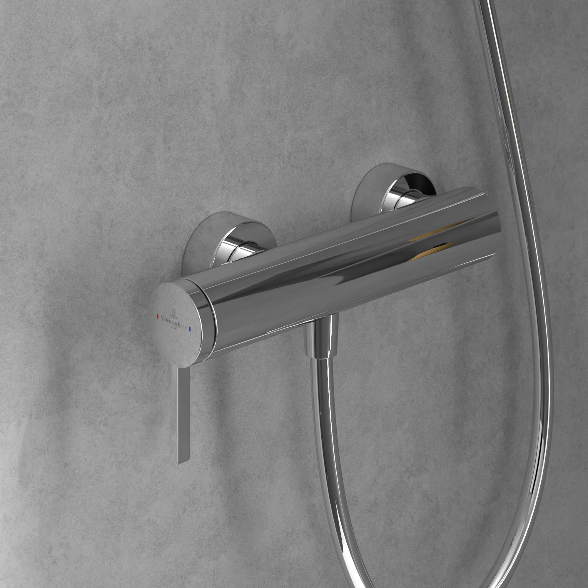 Einhand-Duscharmatur „Dawn“ 8,8 cm in Chrom Einhand-Duscharmatur „Dawn“ 8,8 cm in Chrom