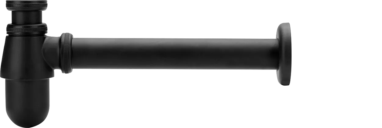 Flaschengeruchv. ″Plus″ matt schwarz 1 1/4″, geprüft nach DIN 19545 + EN 274 Flaschengeruchv. ″Plus″ matt schwarz 1 1/4″, geprüft nach DIN 19545 + EN 274