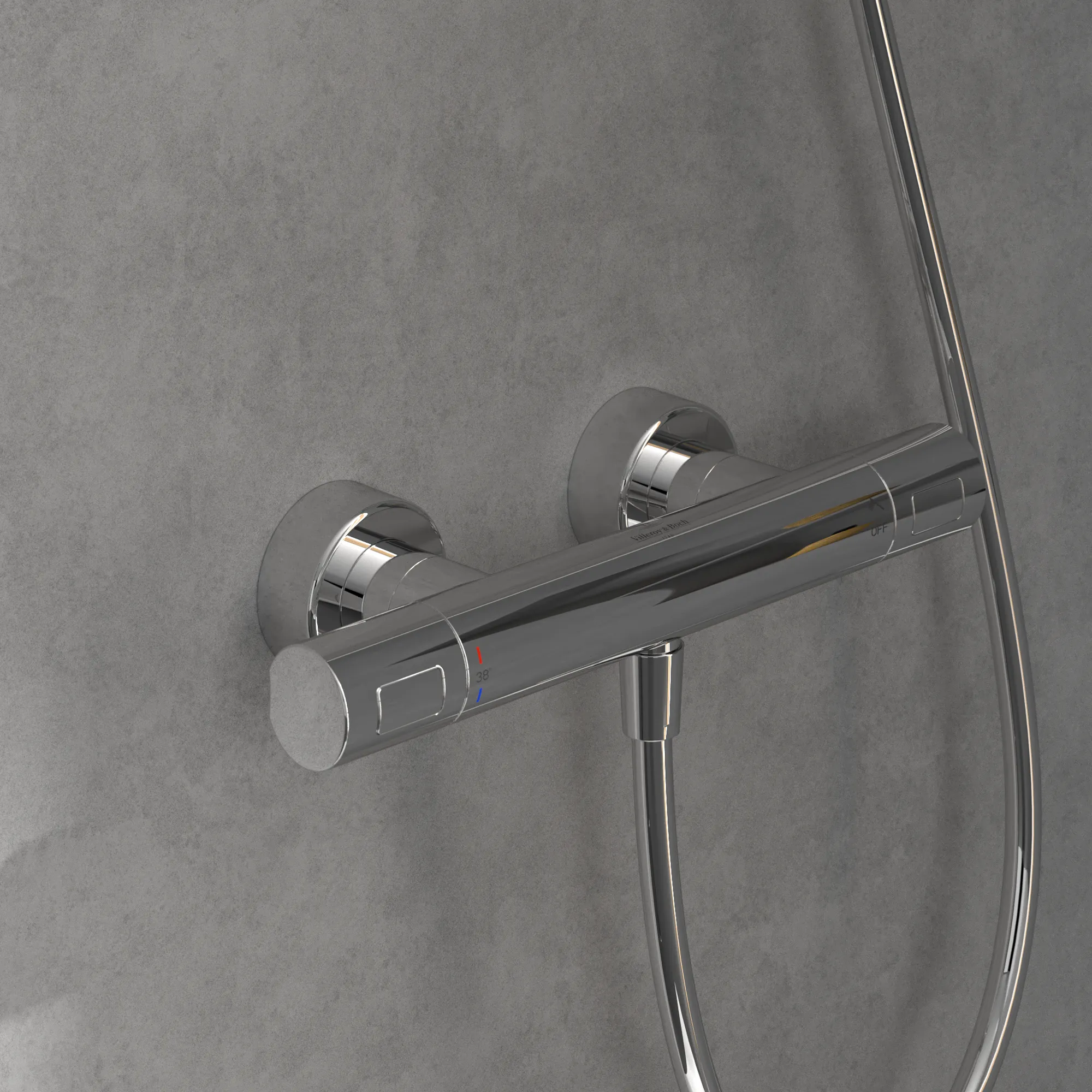 Einhand-Duscharmatur TVS00001700061 10,4 cm in Chrom Einhand-Duscharmatur TVS00001700061 10,4 cm in Chrom
