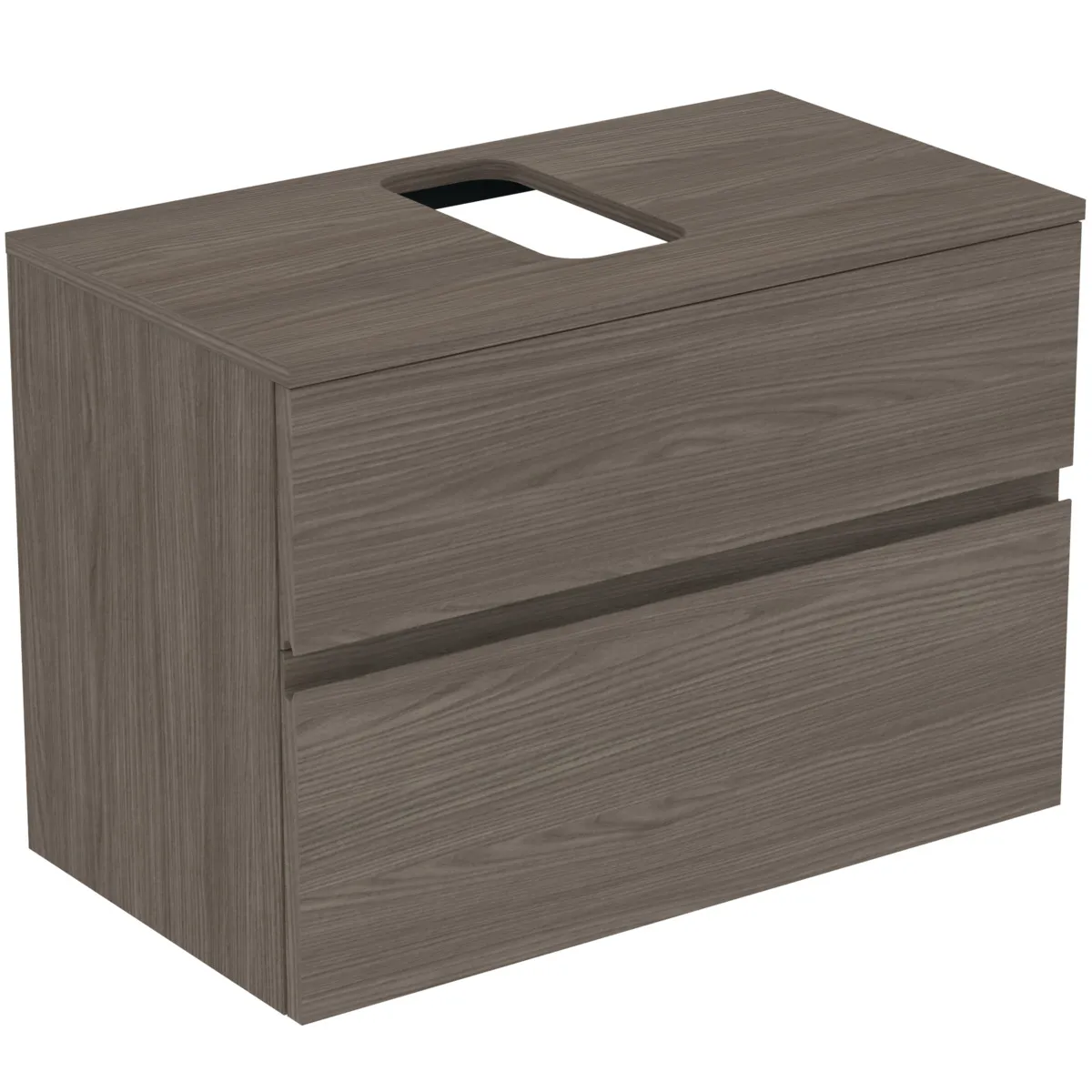 Ideal Standard Waschtischunterschrank „Finesse“ 80,2 × 55,8 × 44 cm Ulme dunkel Ideal Standard Waschtischunterschrank „Finesse“ 80,2 × 55,8 × 44 cm Ulme dunkel