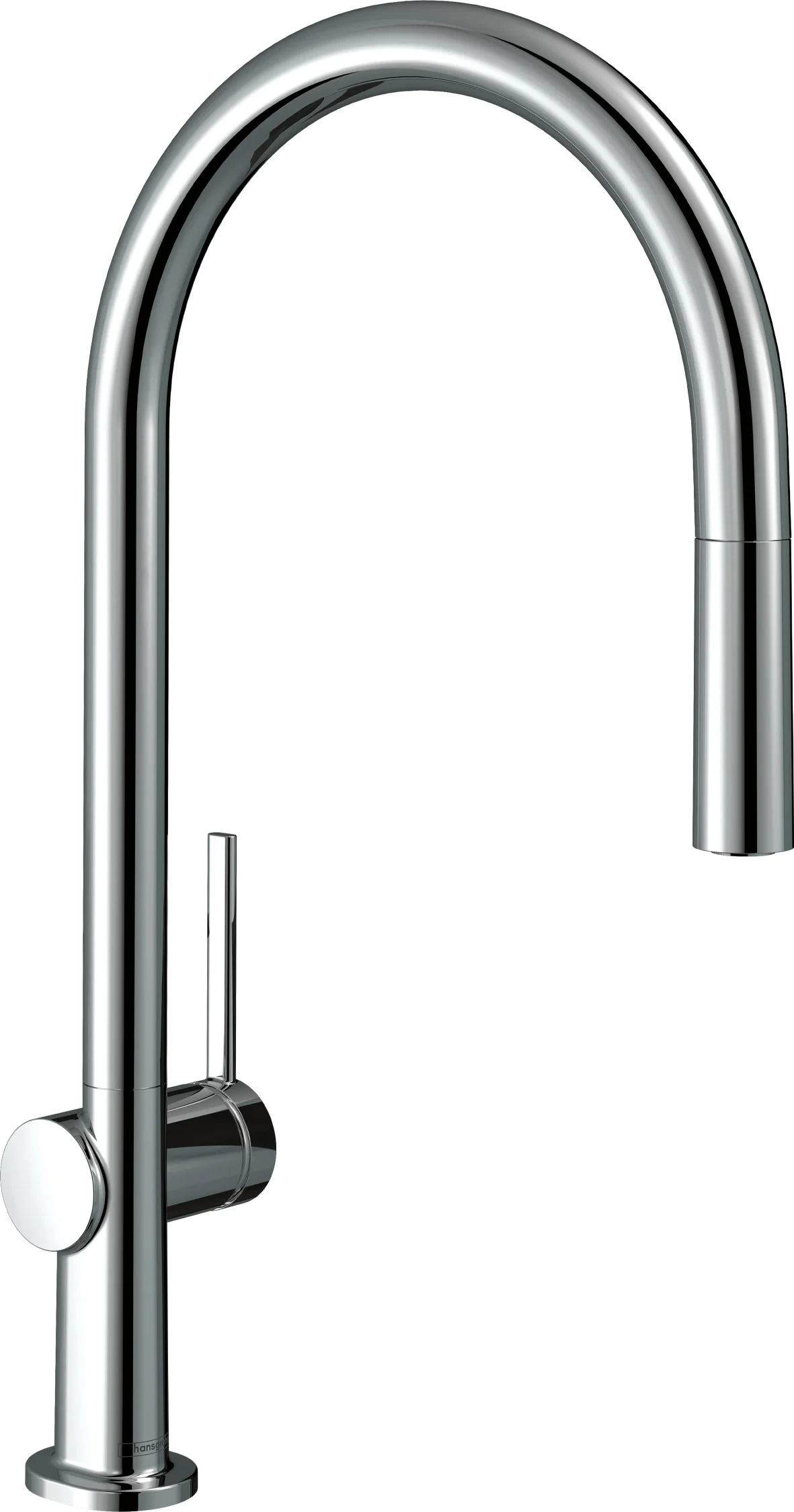 Hansgrohe Talis M54 Einhebel-Küchenmischer mit Ausziehauslauf, Chrom, ComfortZone 210, Schwenkbereich einstellbar in 4 Stufen, Normalstrahl, Quick-Connect Schlauch, maximale Durchflussmenge bei 3 bar: 7 l/min, Keramikmischsystem, Temperaturbegrenzung ein