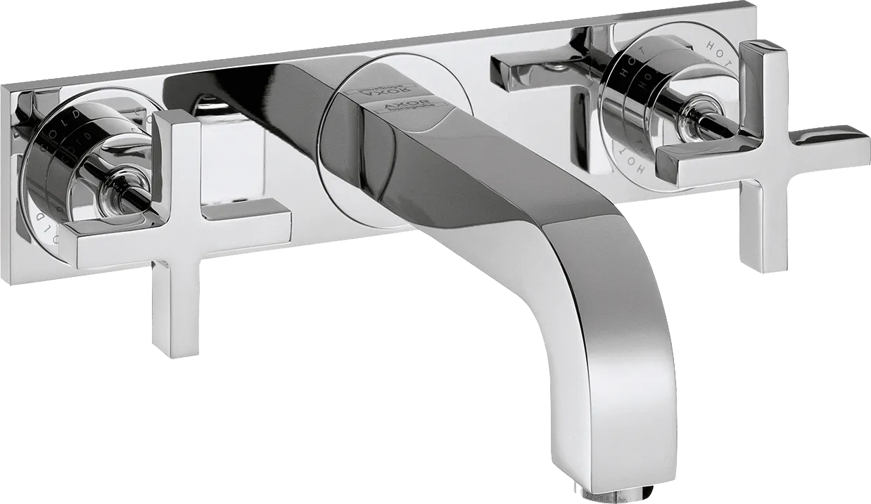 Hansgrohe AXOR Citterio 3-Loch Waschtischarmatur Unterputz Chrom Hansgrohe AXOR Citterio 3-Loch Waschtischarmatur Unterputz Chrom