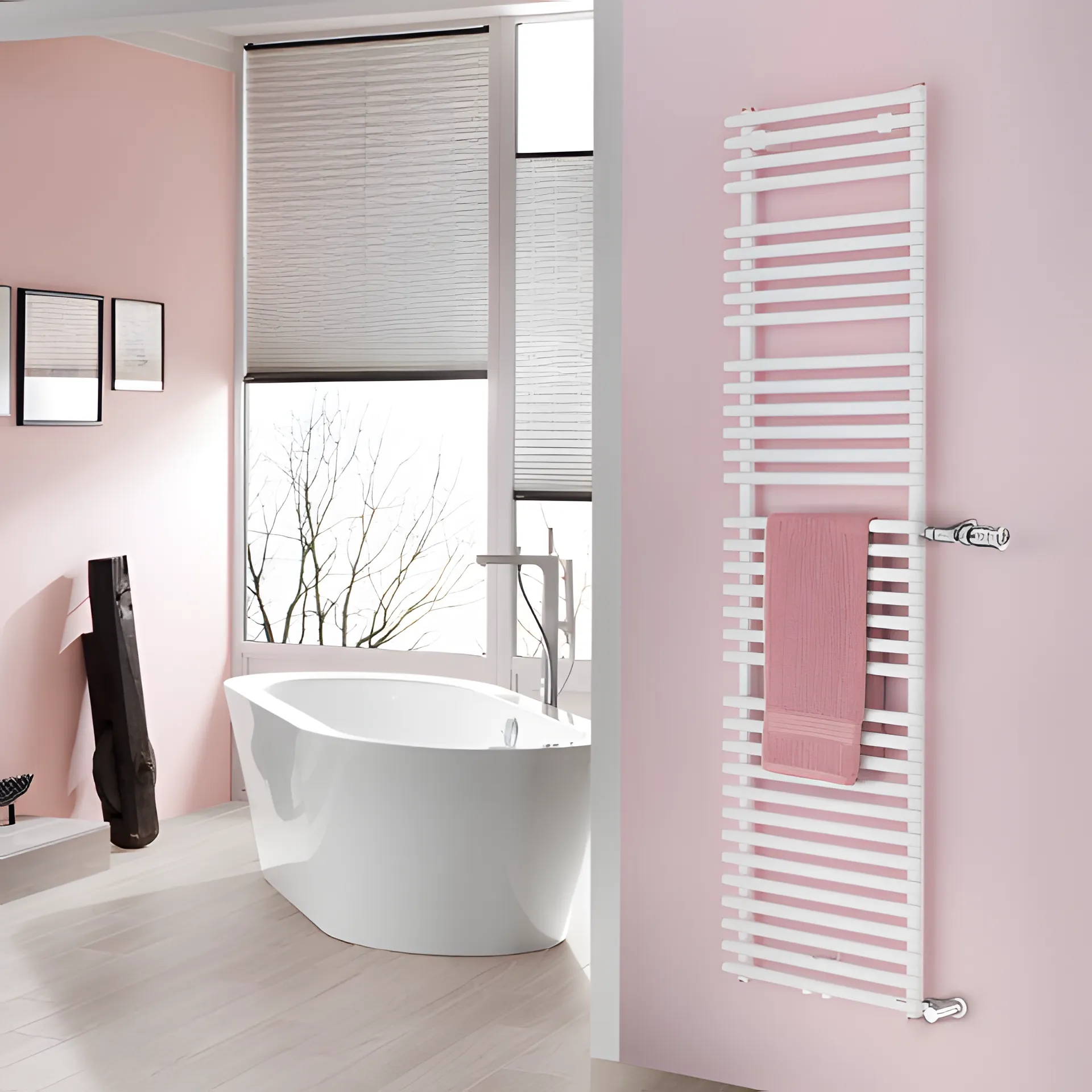 BEMM Design-Heizkörper „Cobo 1“ 90,1 × 175,6 cm in Titangraumetallic (RAL 9023)