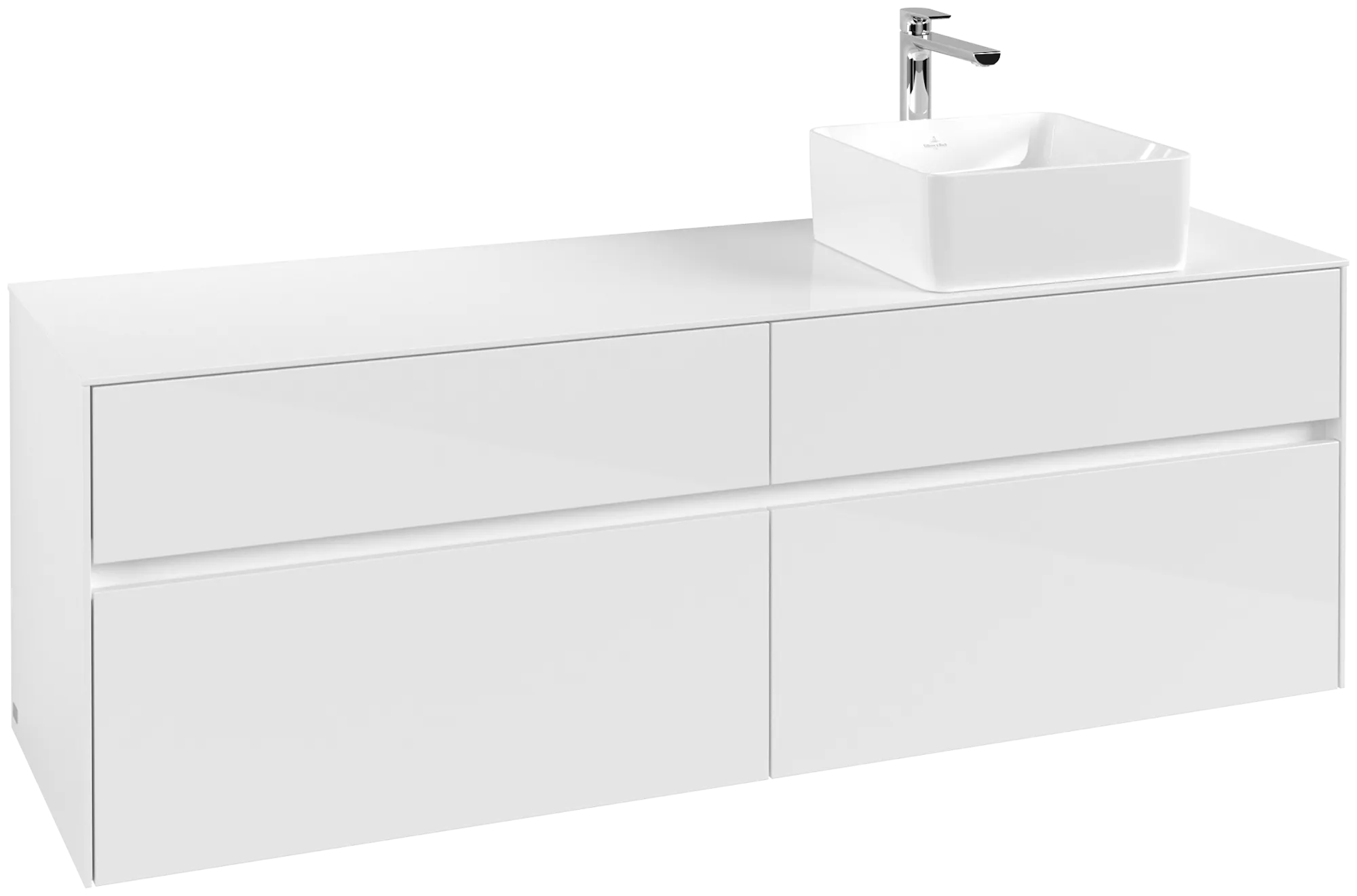 Villeroy & Boch Collaro Waschbeckenunterschrank C05100 Glossy White