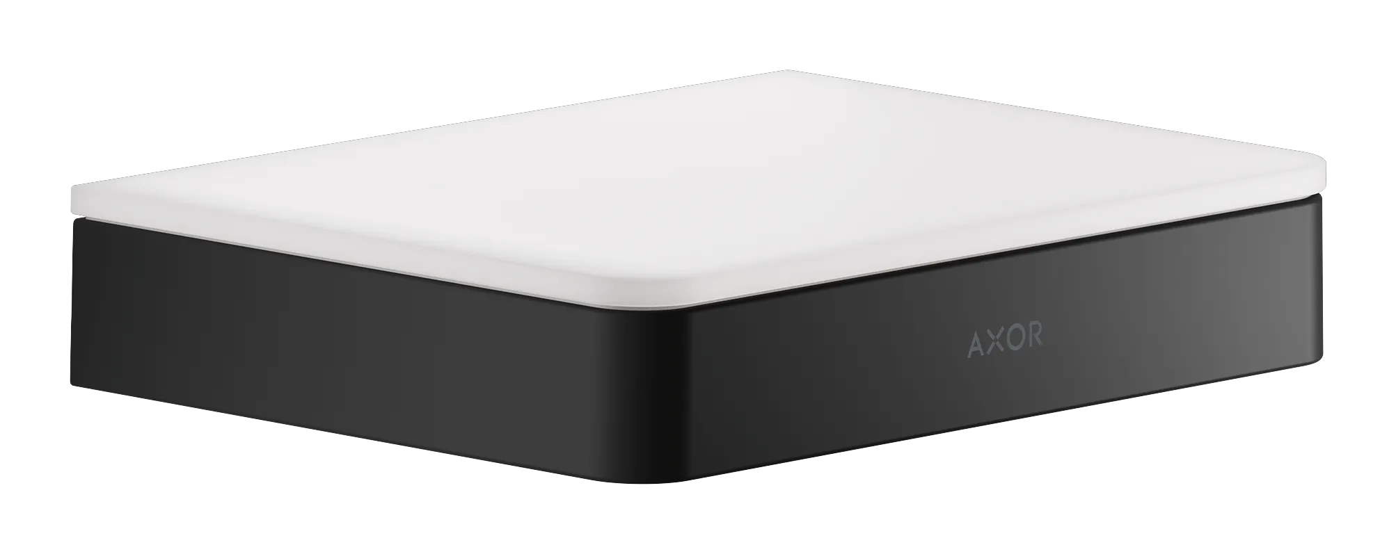 Hansgrohe AXOR Universal Softsquare Ablage 150, Mattschwarz Hansgrohe AXOR Universal Softsquare Ablage 150, Mattschwarz