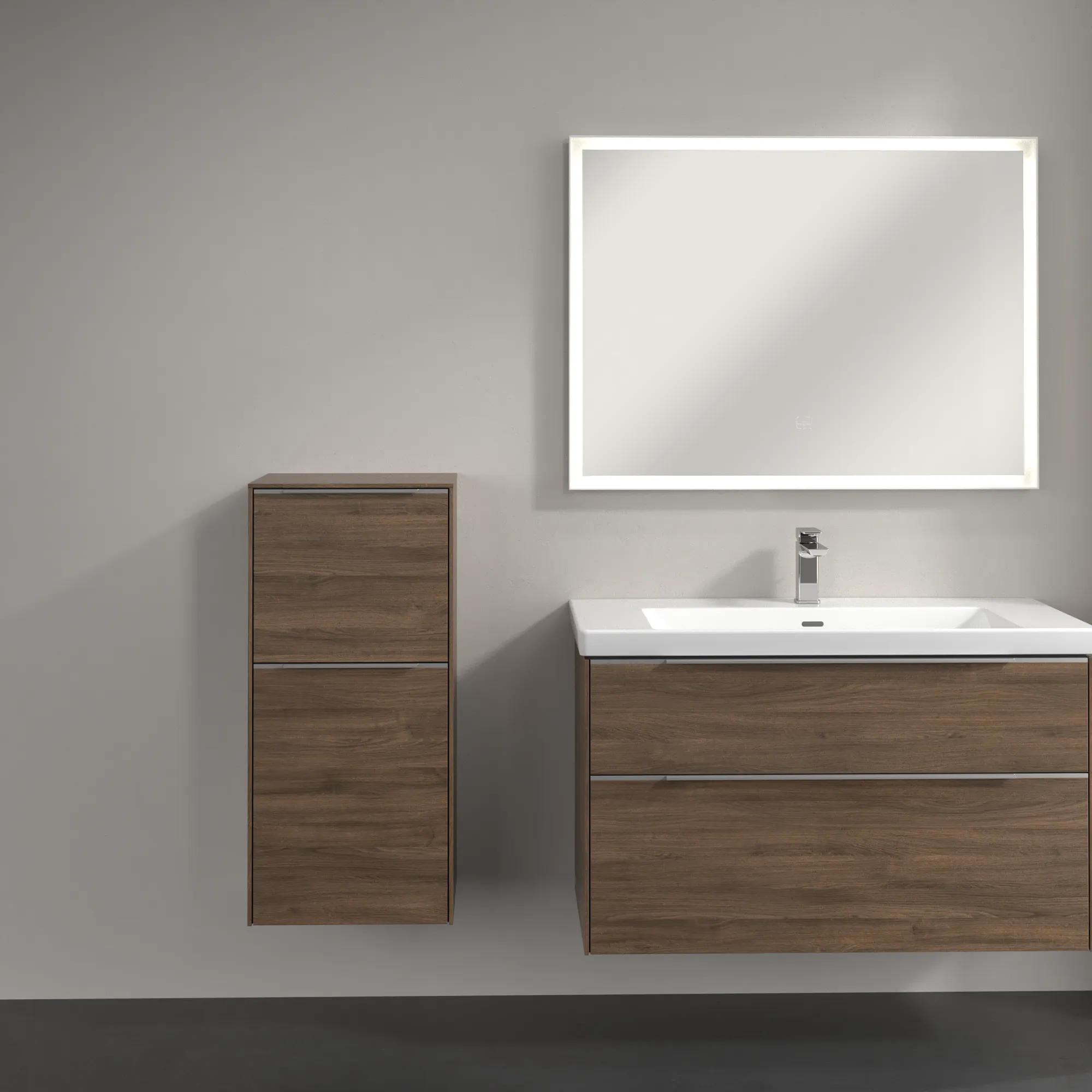 Villeroy & Boch Seitenschrank „Subway 3.0“ 40 × 86 × 36,2 × 36,2 cm 1 Auszug, 1 Tür, Anschlag (Scharnier) links, 1 Tür, Anschlag links Villeroy & Boch Seitenschrank „Subway 3.0“ 40 × 86 × 36,2 × 36,2 cm 1 Auszug, 1 Tür, Anschlag (Scharnier) links, 1 Tür, Anschlag links