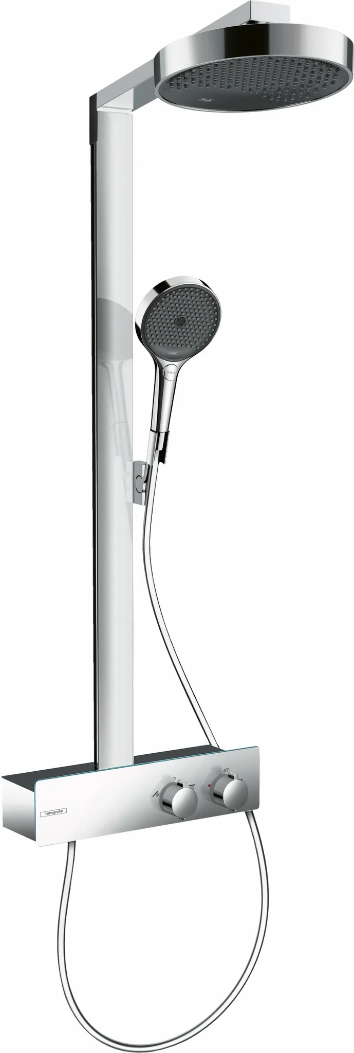 Rainfinity Showerpipe 250 1jet EcoSmart mit ShowerTablet 350 Chrom