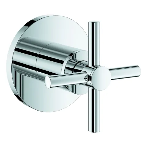 Unterputz-Ventil Oberbau Atrio 29396, für UP-Ventile 35 028 oder 29 032, mit Kreuzgriff, chrom Farbe: chrom Unterputz-Ventil Oberbau Atrio 29396, für UP-Ventile 35 028 oder 29 032, mit Kreuzgriff, chrom Farbe: chrom