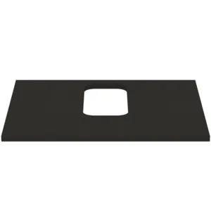 Waschtischplatte i.life B mittiger Ausschnitt für ein Wand-Waschtisch 602x507x18mm Weiß matt Waschtischplatte i.life B mittiger Ausschnitt für ein Wand-Waschtisch 602x507x18mm Weiß matt