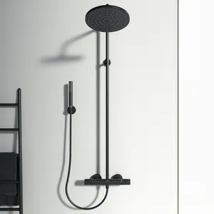 Ideal Standard Ceratherm T25 Duschsystem Stick-Handbrause Silk Black Ideal Standard Ceratherm T25 Duschsystem Stick-Handbrause Silk Black