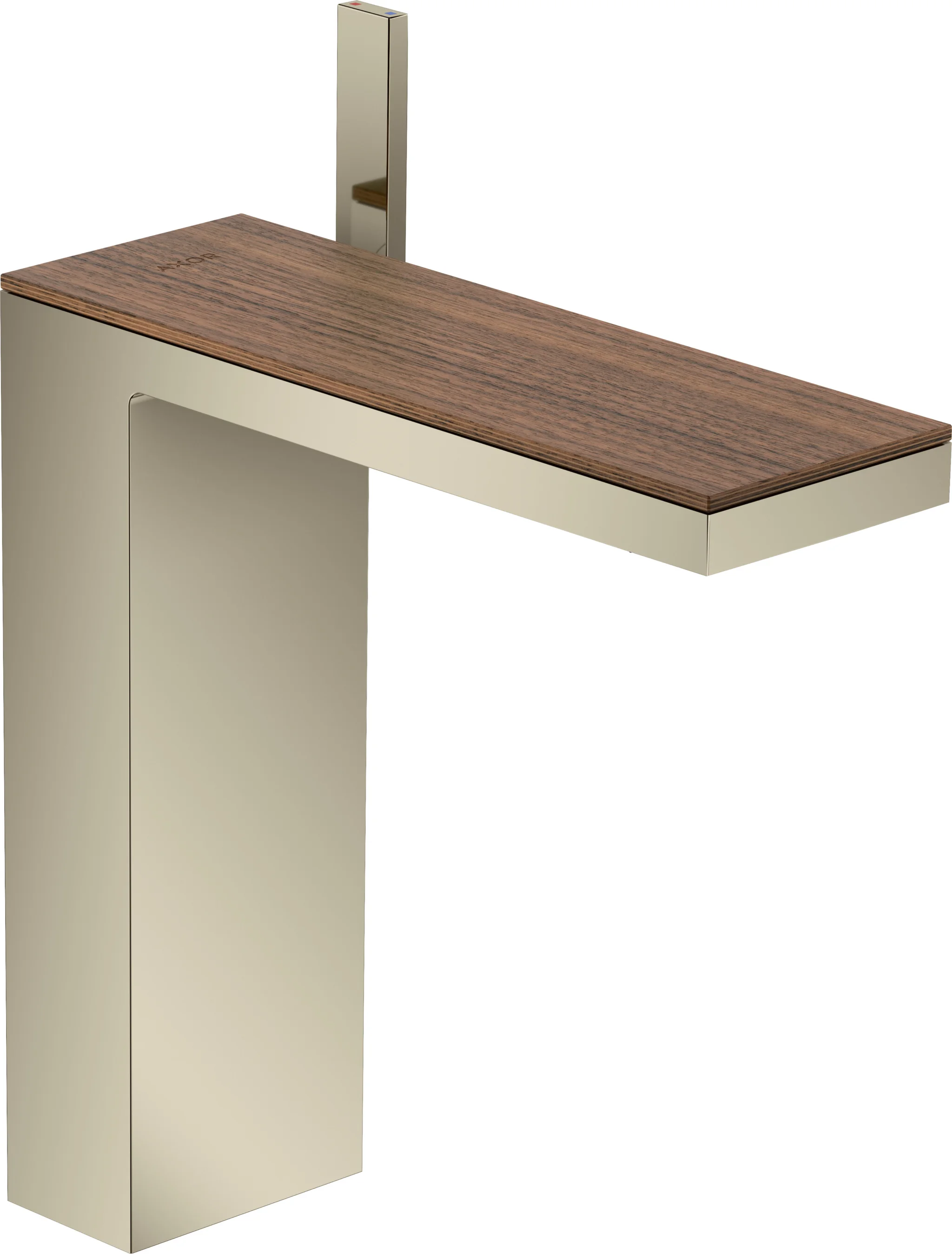 Hansgrohe AXOR MyEdition Platte 245 mm, Amerikanischer Nussbaum, abnehmbar